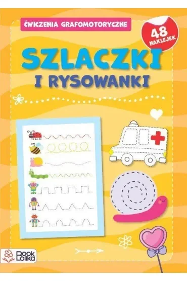 Szlaczki i rysowanki. Ćwiczenia grafomotoryczne. Zeszyt żółty