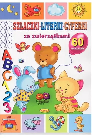 Szlaczki, literki, cyferki ze zwierzątkami