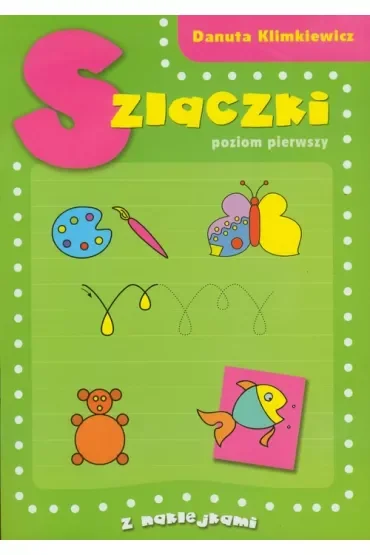 Książeczka edu. A4 Szlaczki Poziom 1  Naklejki SKRZAT 377225