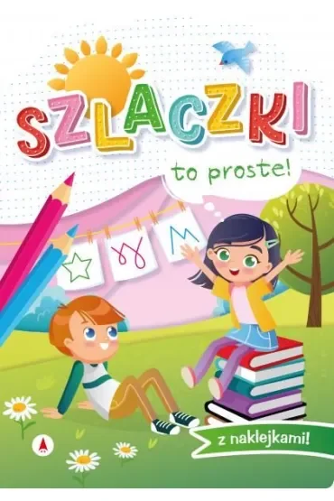 Książka edu. A4  Naklejki Szlaczki. To proste  SKRZAT 077155