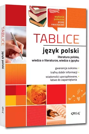 Tablice. Język polski: literatura polska, wiedza o literaturze, wiedza o języku