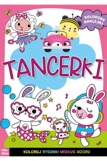 Tancerki. Kolorowe naklejki
