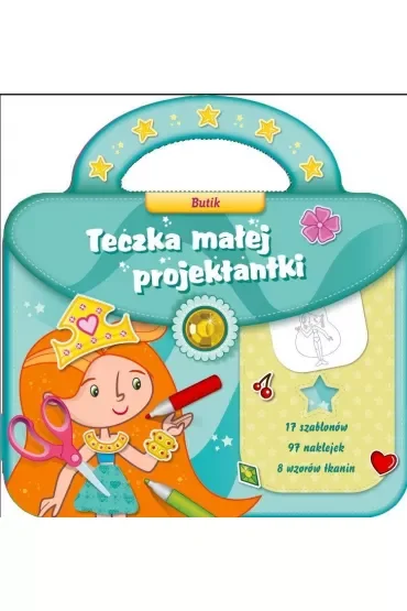 Teczka małej projektantki turkus 2. Butik