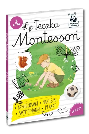 Teczka Montessori. 3 lata. Kapitan Nauka. SuperQuiz