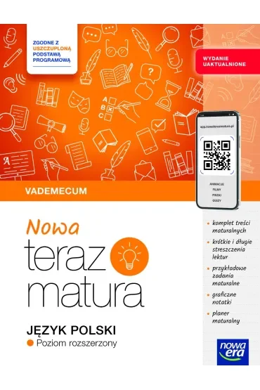 Nowa Teraz matura. Język polski. Vademecum. Poziom rozszerzony. Do matury 2025/2026