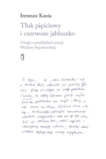 Tłuk pięściowy i czerwone jabłuszko. Uwagi o przekładach poezji Wisławy Szymborskiej