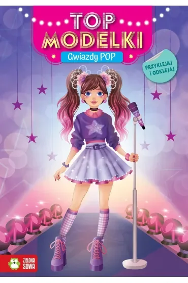 KSIAZECZKA EDUK 200X288 GWIAZDY POP NAKLEJ ZS