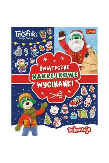 Dekoracje. Trefliki ratują święta. Świąteczne naklejkowe wycinanki