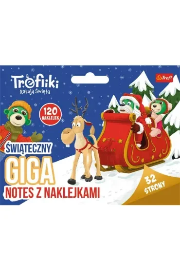 Trefiliki Ratują Święta. Świąteczny Notes z Naklejkami