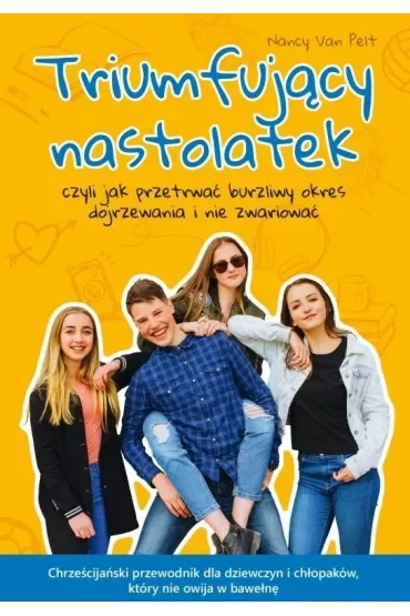 Triumfujący nastolatek