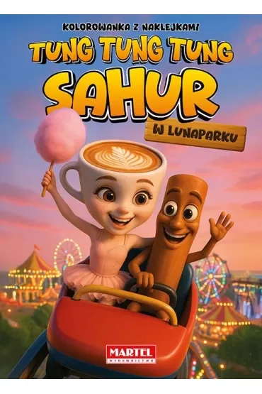 Tung Tung Sahur w lunaparku + naklejki