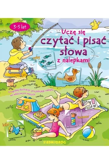 Uczę się czytać i pisać słowa z nalepkami
