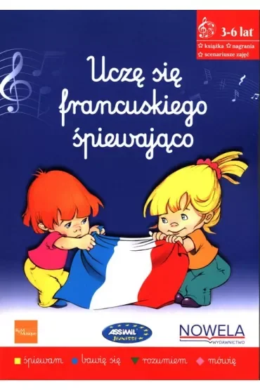 Uczę się francuskiego śpiewająco 3-6 lat + audio online