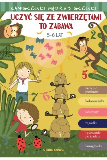 Uczyć się ze zwierzętami to zabawa. Łamigłówki mądrej główki