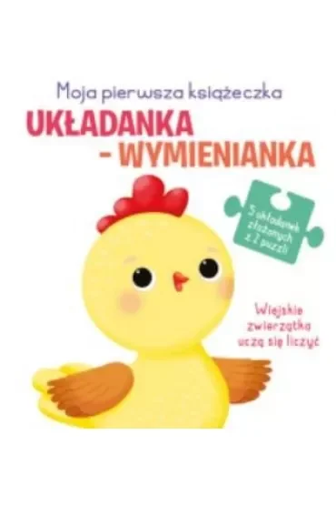 Układanka-wymienianka. Wiejskie zwierzątka uczą się liczyć