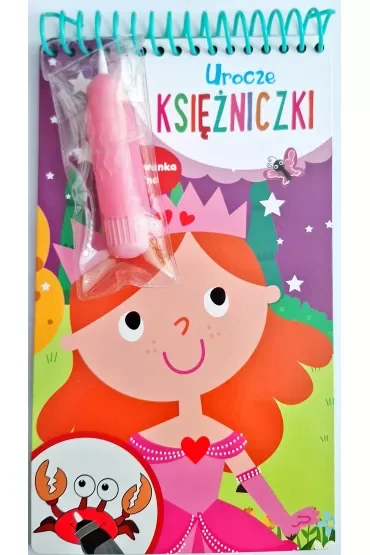 Urocze księżniczki. Kolorowanka wodna