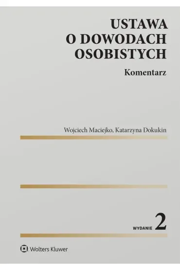 Ustawa o dowodach osobistych. Komentarz