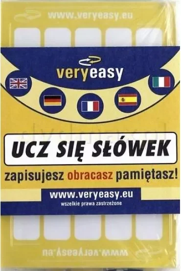 Very easy Ucz się słówek karty do nauki