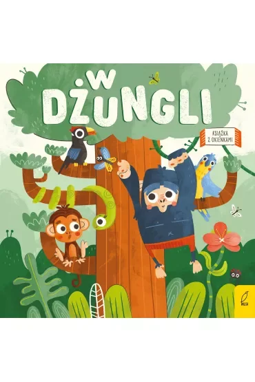 W dżungli. Książka z okienkami