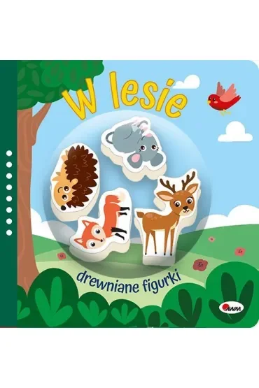 W lesie Drewniane figurki