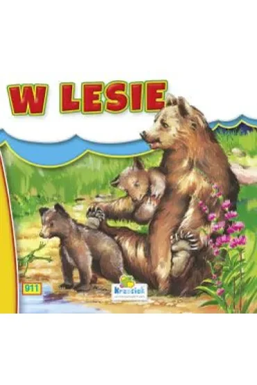 W lesie - Misie. Książeczka harmonijka