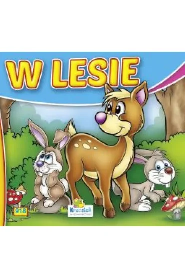 W lesie - Sarenka i zające. Książeczka harmonijka