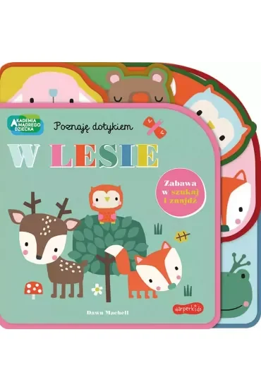W lesie. Zabawa w szukaj i znajdź. Akademia Mądrego Dziecka. Poznaję dotykiem
