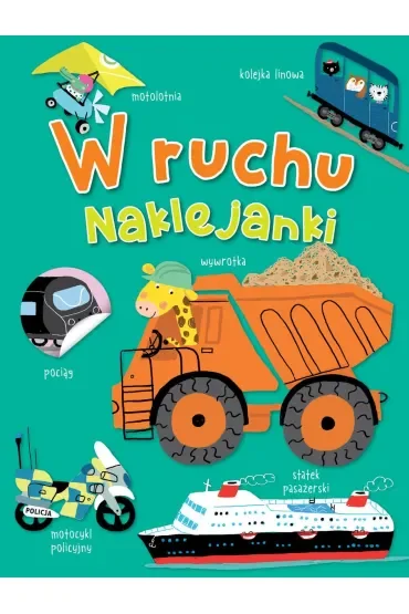 W ruchu. Naklejanki