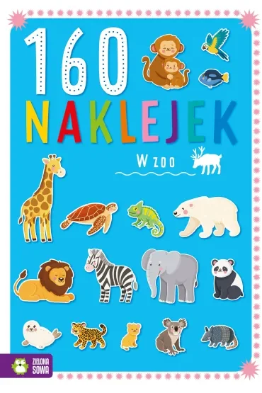 KSIAZECZKA EDUK A4 160 NAKLEJEK W ZOO ZS
