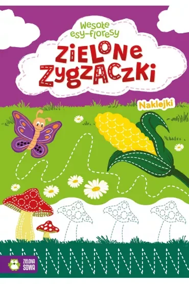 Wesołe esy-floresy. Zielone zygzaczki