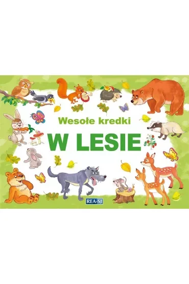 W lesie. Wesołe kredki