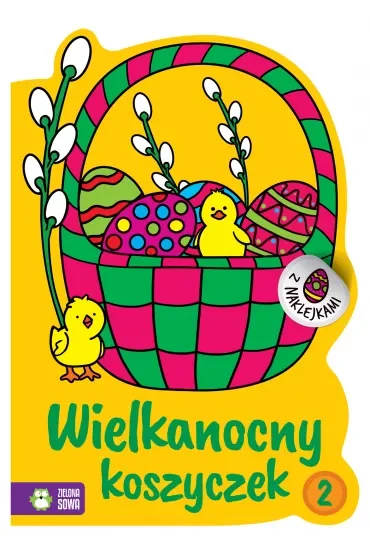 Wielkanocne kolorowanki. Wielkanocny koszyczek 2