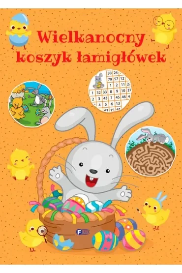 Wielkanocny koszyk łamigłówek.