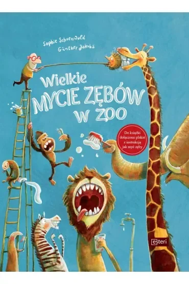 Wielkie mycie zębów w zoo