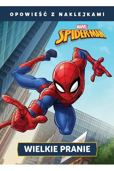 Wielkie pranie. Marvel Spider-Man. Opowieść z naklejkami