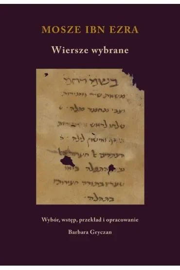 Mosze ibn Ezra. Wiersze wybrane