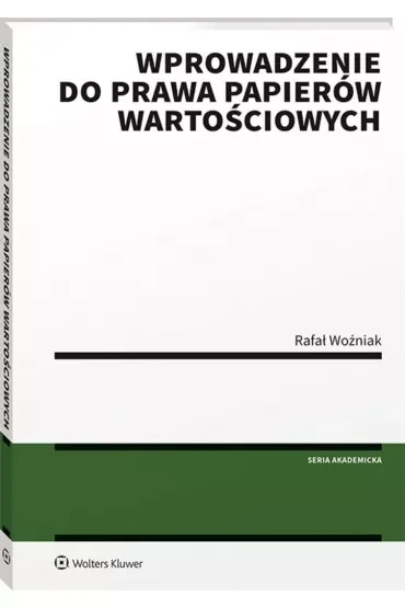 Wprowadzenie do prawa papierów wartościowych