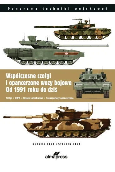 Współczesne czołgi i pojazdy opancerzone od 1991 do dzisiaj. Czołgi, BWP, działa samobieżne, transportery opancerzone