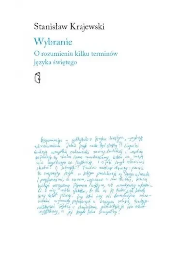 Wybranie O rozumieniu kilku terminów języka świętego