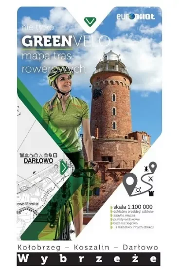 Wybrzeże środkowe Mapa tras rowerowych