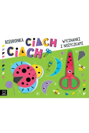 Wycinanki z nożyczkami. Biedronka ciach, ciach