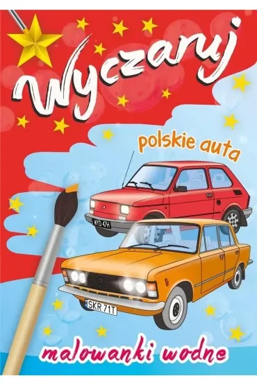 Malowanka Wodna A4 Wyczaruj polskie auta. Malowanki wodne SKRZAT 072341