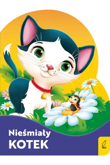 Nieśmiały kotek. Wykrojnik