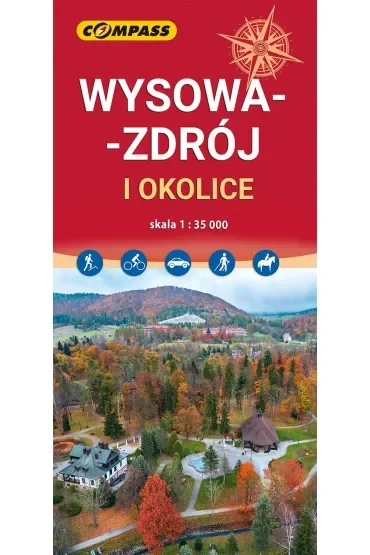 Wysowa-Zdrój i okolice. Mapa turystyczna w skali 1: 35 000