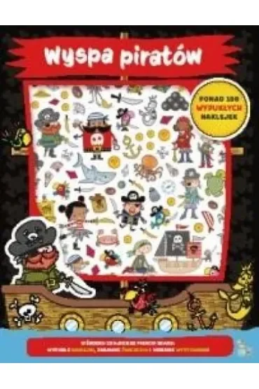 Wyspa piratów. Ponad 100 wypukłych naklejek