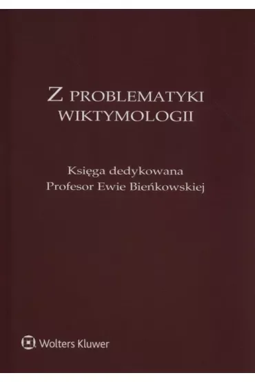 Z problematyki wiktymologii