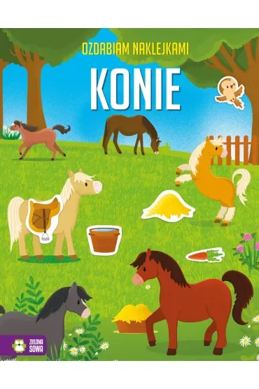 Zachwycające konie. Ozdabiam naklejkami