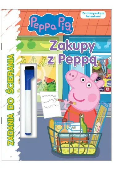 Zadania do ścierania. Zakupy z Peppą! Świnka Peppa