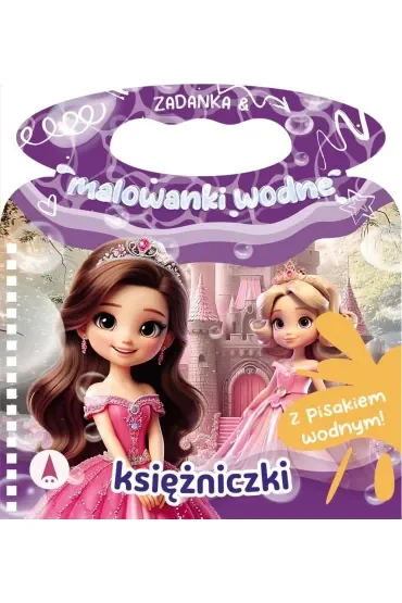 Malowanka 200X140  Zadanka & malowanki wodne. Księżniczki  PISAK SKRZAT 980652
