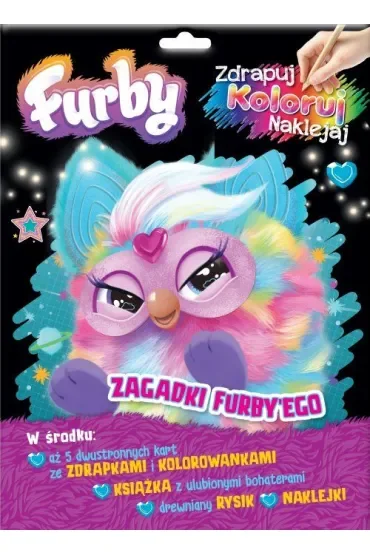 Zagadki Furby'ego. Furby. Zdrapuj, koloruj, naklejaj